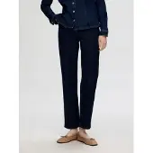 Selected Jeans Straight Fit Donne Blu 25