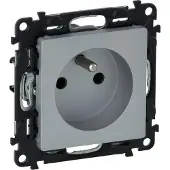 Legrand Presa 753380 Valena Life in alluminio