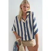 Busem Camicia da donna marino / bianco
