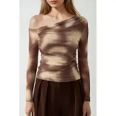 Hiccups for Kids Camicia da donna beige / marrone