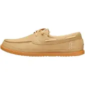 HEY DUDE mocassini da uomo con tomaia in pelle sintetica beige