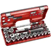 Facom Steckschluessel-Set 1/2Z D-Box, 21-tlg
