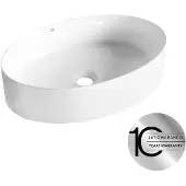 Laveo DESNA lavabo in Vetroceramica da appoggio VUD_6248