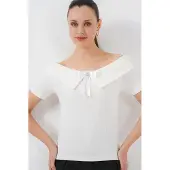 Big Dart Camicia da donna 'Blusen' bianco