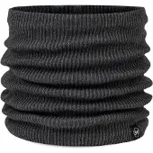 Buff Knitted & Fleece Neckwarmer Renvi Sciarpa (One Size, nero)