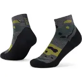 Buff Merino Lightweight Quarter Sock LWQ2 Calze casual (36-38, nero)