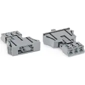 Wago Connettore a innesto ; a 3 poli; codice B; grigio 890-753