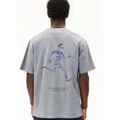 Armedangels Maarkos Un-Wasted T-shirt Uomo (XL, grigio)