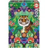 Educa Puzzle Tigre Del Bengala 500 Pezzi