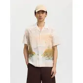 Selected Camicia A Maniche Corte Uomini Blu XL