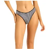 Seafolly Clubhouse High Leg Pant Parte inferiore bikini Donna (32, nero)