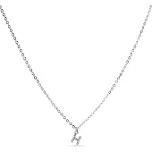 Luxenter Collana 'Alphabet' bianco
