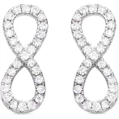 Luxenter Orecchini 'Infinity' argento