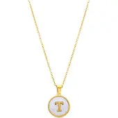 Luxenter Collana 'Alphabet' bianco
