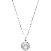 Luxenter Collana 'Alphabet' bianco