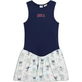 Desigual , abito combinato stitch, Bambini, Cotone, Blu, 7/8