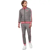 Lonsdale Completo per l'allenamento granatina / nero / bianco