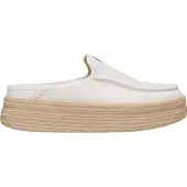 HEY DUDE scarpe da donna austin lift espadrille woven bianco
