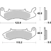 SBS Pastiglie Dei Freni P234-hf