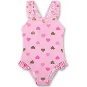 Sanetta Kid's Swimsuit 430582 Costume intero Bambini (116, fuchsia)
