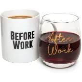 Thumbs Up Set Regalo Before Work After Work