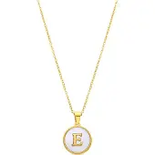 Luxenter Collana 'Alphabet' bianco