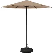 Syfax Parasole da Giardino con Base Rettangolare 2,3 x 2,3 m