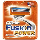 Gillette Fusion Power Lame di ricambio 4 pezzi — Ricambi rasoio