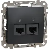 Schneider Electric Presa dati SEDNA SDD114452 2xRJ45 cat. 5e UTP antracite