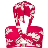 Seafolly Mayflower Halter Bandeau Parte superiore bikini Donna (40, fuchsia)