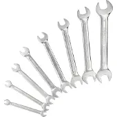 Ks Tools Set di chiavi doppie aperte COMPETITION, 8 pezzi