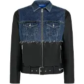 Karl lagerfeld JEANS Giacca di mezza stagione blu denim / nero