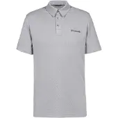 Columbia Nelson Point Polo Maglia polo Uomo (S - Regular 27'', grigio)