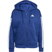 Adidas Giacca di felpa sportiva 'Essentials' blu scuro / bianco