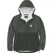Carhartt Relaxed Fit Packable Jacket Giacca a vento Uomo (XXL, olivia/grigio)