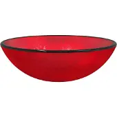 Syfax Lavandino in Vetro Temperato 42x14 cm Rosso