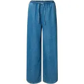 Selected Pantaloni Gamba Ampia Donne Blu 40