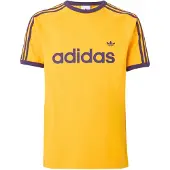 Adidas Originals Maglietta A Maniche Corte 3 Stripes Slim Ringer