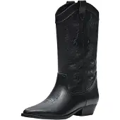 Bershka Stivale da cowboy nero