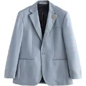 Next Giacca da completo blu chiaro