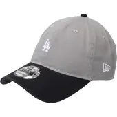 New Era Cappello da baseball 'MLB Los Angeles Dodgers' grigio / nero / bianco