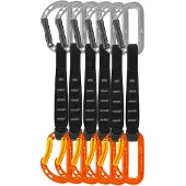Petzl - Set da 6 rinvii da arrampicata - Pack 6 Spirit Express in Alluminio - Taglia 17 cm - Grigio