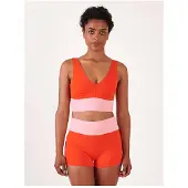 Mymarini Women's Yoga Top Parte superiore bikini Donna (L, fuchsia)