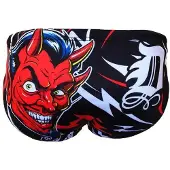 Turbo Costume Da Bagno A Slip Red Devil