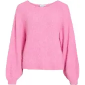 Vila Vimarley Scollo A Barchetta Pullover A Maglia