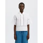 Selected Camicia A Maniche Corte Donne Bianco 40