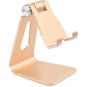 OEM Supporto girevole da scrivania in alluminio con finitura dorata