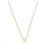 Luxenter Collana 'Alphabet B' oro