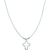 Luxenter Collana 'Cruz' blu