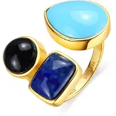 Luxenter Anello 'Miya' colori misti